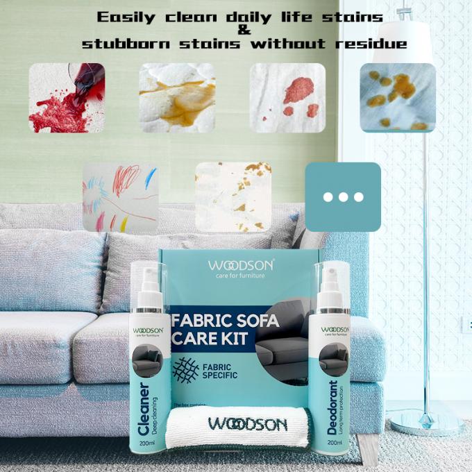 Ткань Уход за мебелью Комплект автокресла Белая ткань Диваны Чистильщик мыло Жидкий спрей Ткань Чистильщик и дезодорант 2